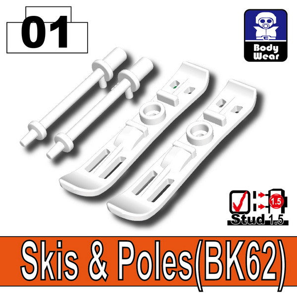 Skis & Poles(BK62)