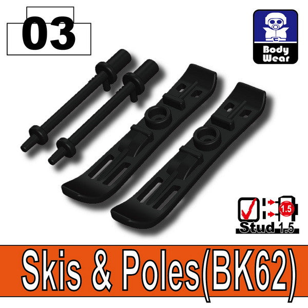 Skis & Poles(BK62)