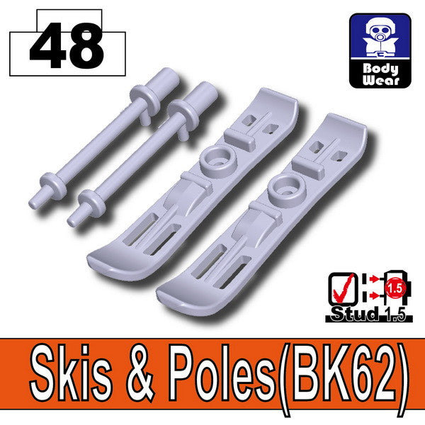 Skis & Poles(BK62)
