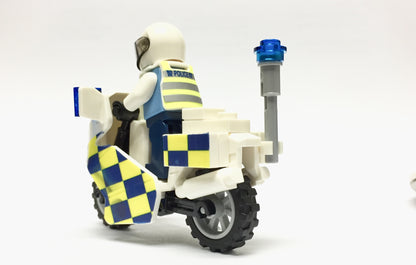 Police Motorcycle w Police Traffic Blue