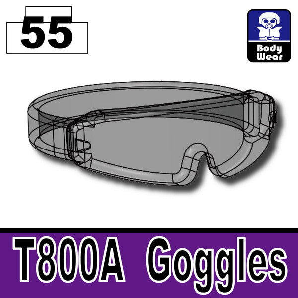 Transparent Black_T800A Goggles